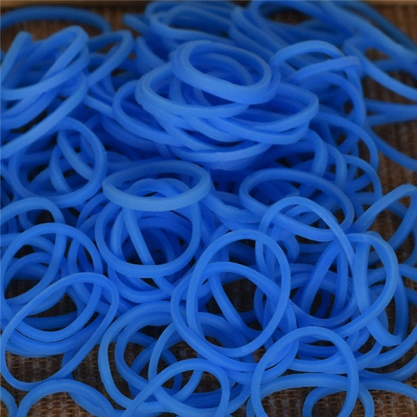 Diy toys rubber bands bracelet for kids or hair rubber loom bands