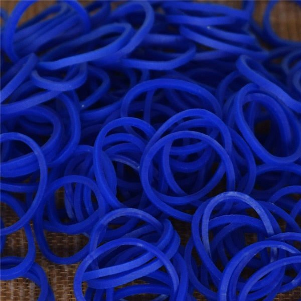 Diy toys rubber bands bracelet for kids or hair rubber loom bands refi –  Man Cherry